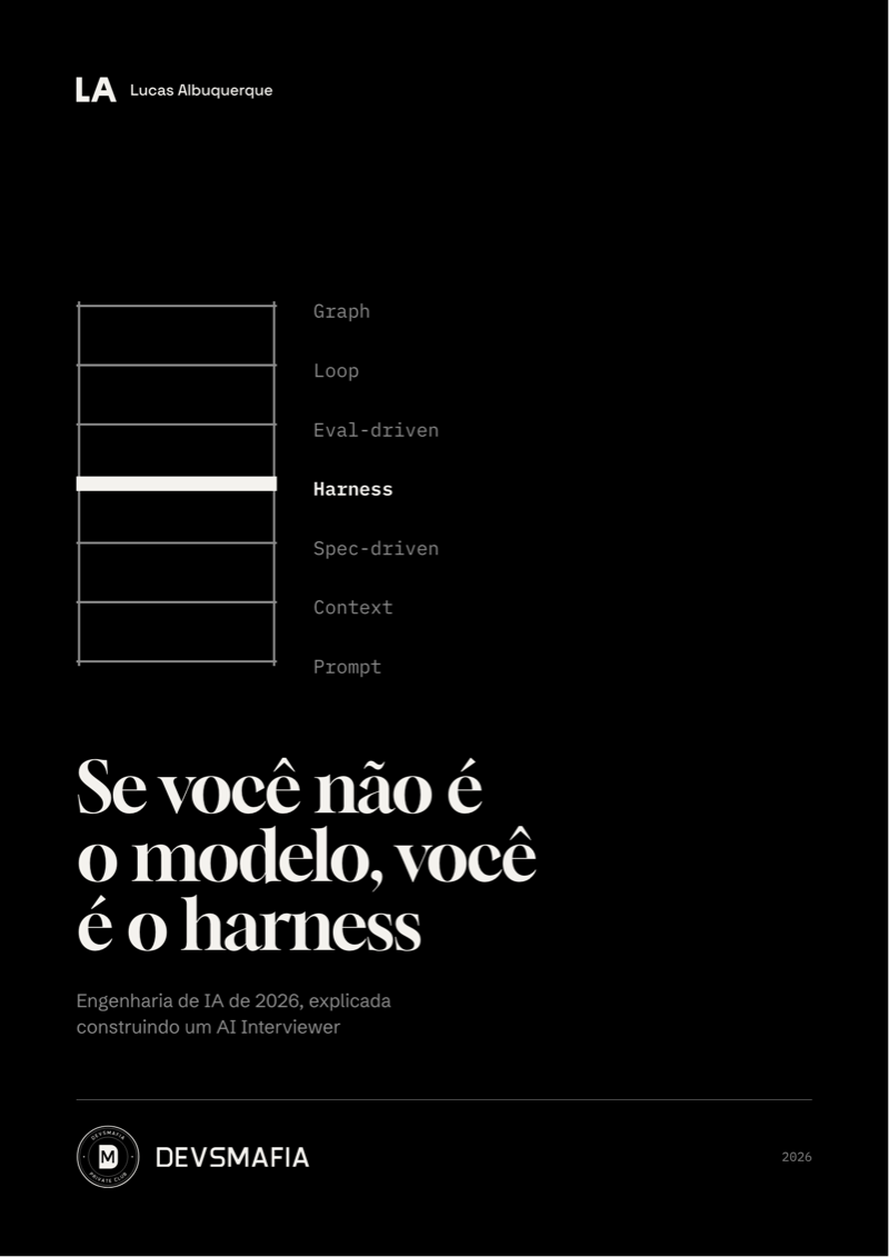 Cover of the book Se você não é o modelo, você é o harness, by Lucas Albuquerque