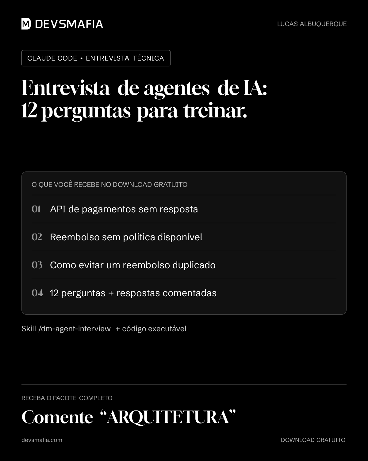 12 perguntas para sua entrevista de agentes de IA